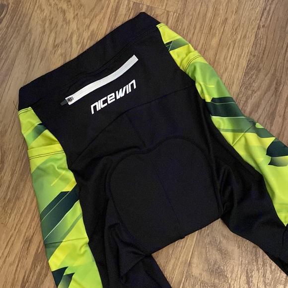 New Nice Win Padded Thermal Fleece Cycling Leggings #32 - Picture 6 of 8